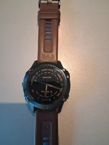 Used Garmin Fenix 6 Saphire bike