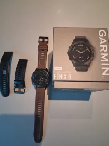 Used Garmin Fenix 6 Saphire bike — image 2 of 4