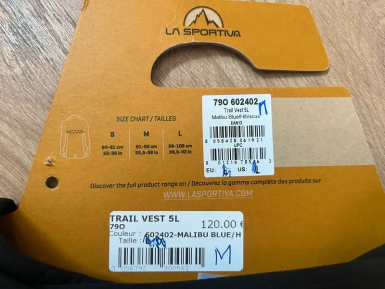Used La Sportiva Gilet de trail 5L bike — image 3 of 3