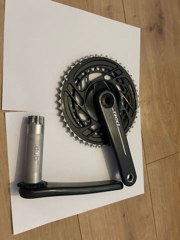 Brugt Sram Red E1 Kurbel mit Force Kettenblätter bike — billede 1 af 4