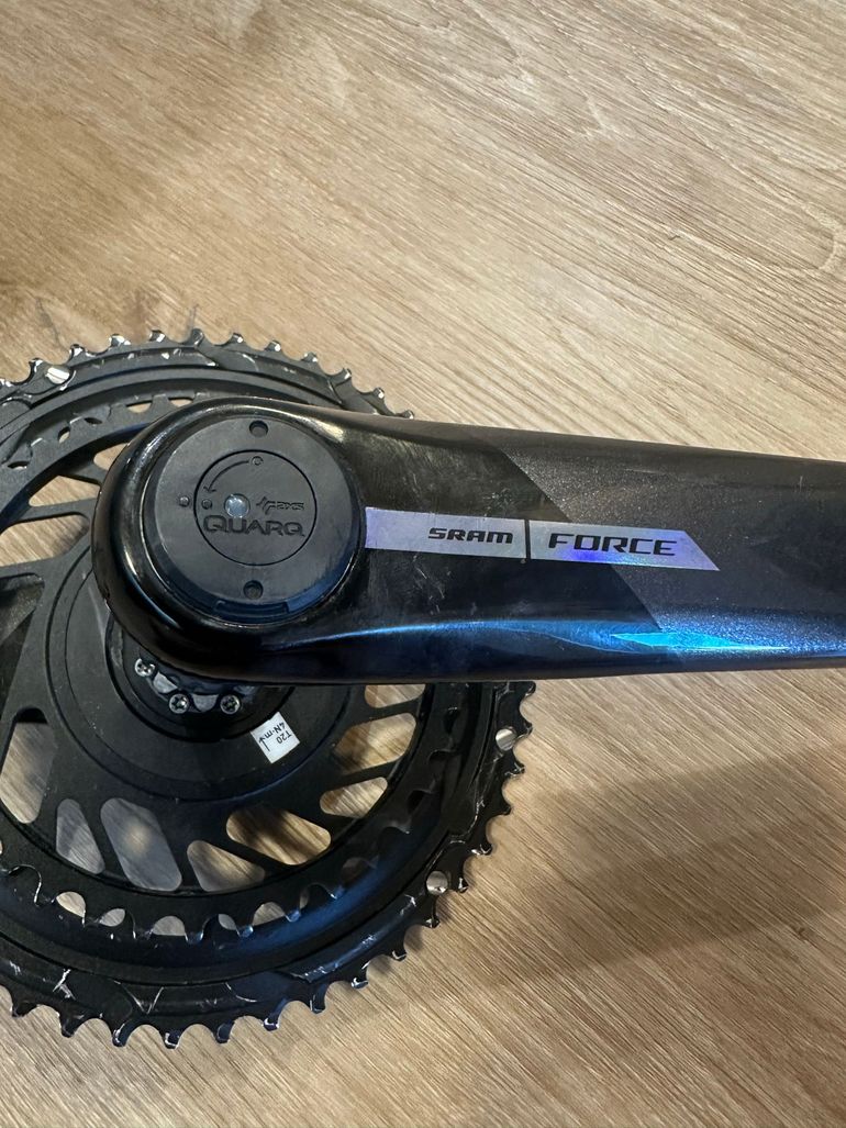 Gebrauchtes Sram Force Kurbelgarnitur mit Kettenblatt und Powermeter 2024 bike — Bild 4 von 10
