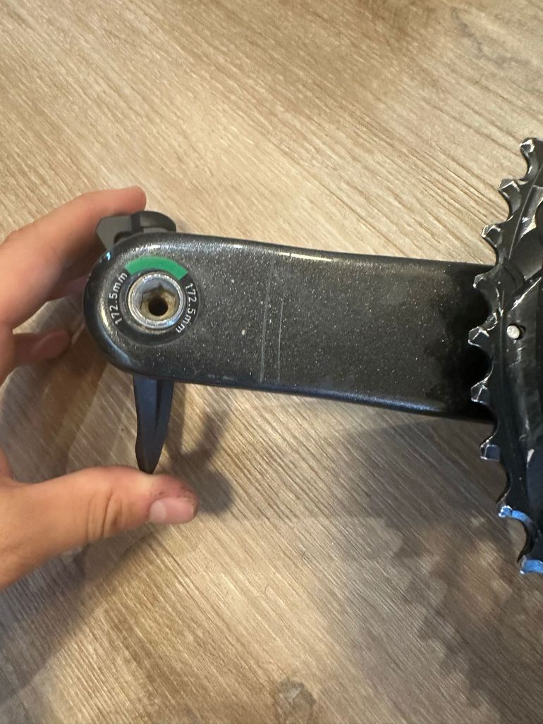 Gebrauchtes Sram Force Kurbelgarnitur mit Kettenblatt und Powermeter 2024 bike — Bild 6 von 10