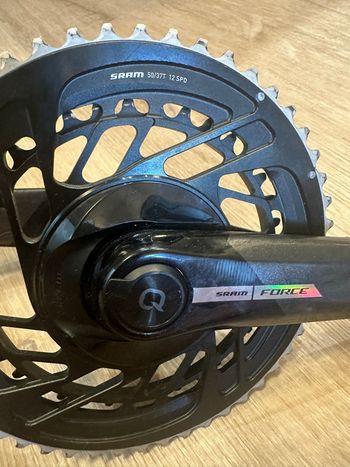 Gebrauchtes Sram Force Kurbelgarnitur mit Kettenblatt und Powermeter 2024 bike — Bild 9 von 10