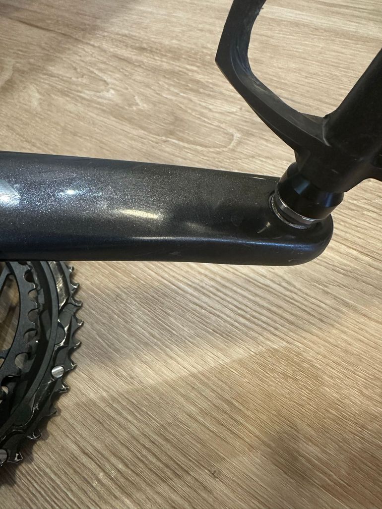 Gebrauchtes Sram Force Kurbelgarnitur mit Kettenblatt und Powermeter 2024 bike — Bild 5 von 10
