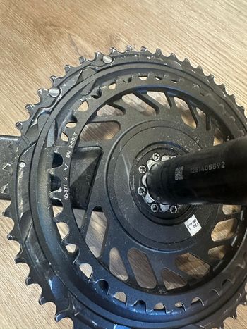 Gebrauchtes Sram Force Kurbelgarnitur mit Kettenblatt und Powermeter 2024 bike — Bild 3 von 10