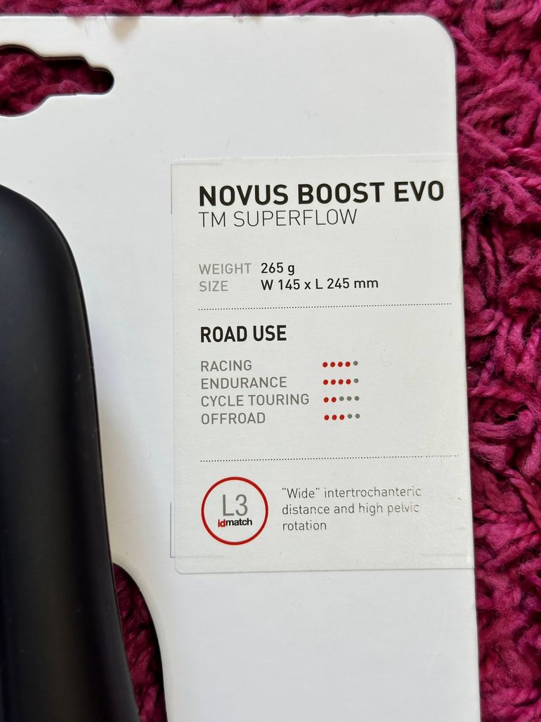 Used Selle Italia Novus Boost Evo TM Superflow 145mm 2026 bike — image 8 of 10