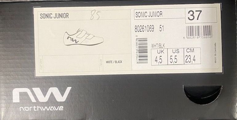 Used Northwave Sonic Junior Road Cycling Shoes 2025 bike — image 4 of 4