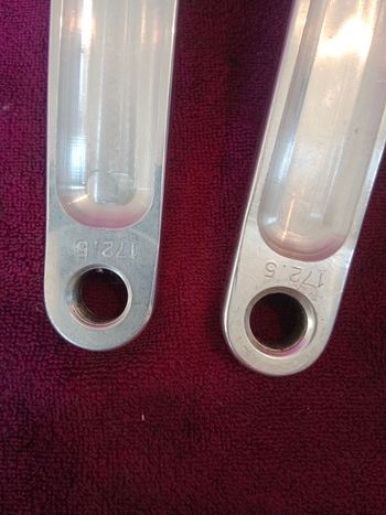 Použité F.D.F. guarnitura 172, 5 mm in alluminio CNC "NOS" bike — obrázek 7 z 8