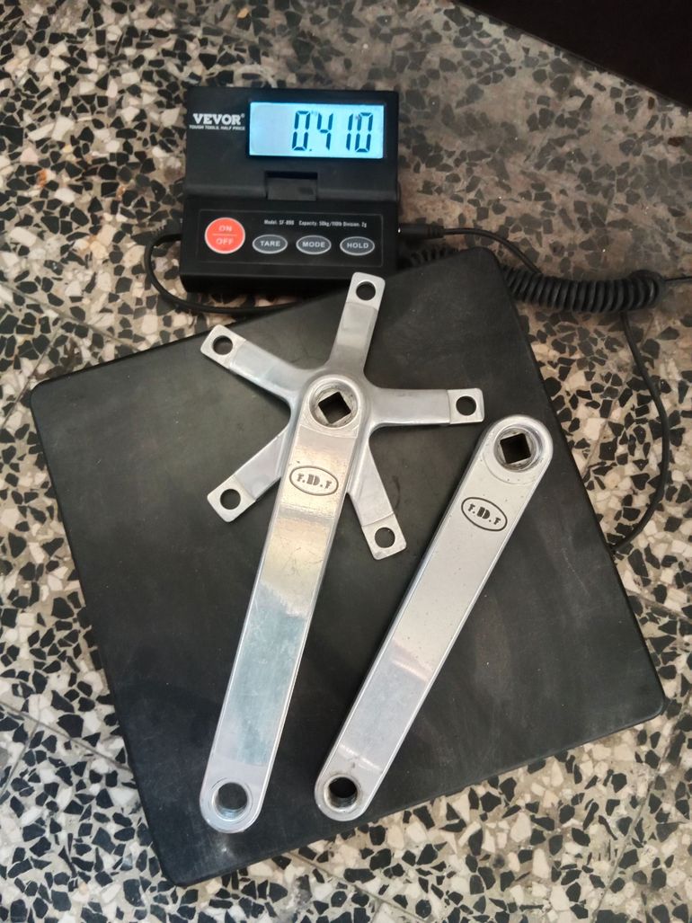 Použité F.D.F. guarnitura 170 mm in alluminio CNC "NOS" bike — obrázek 9 z 9