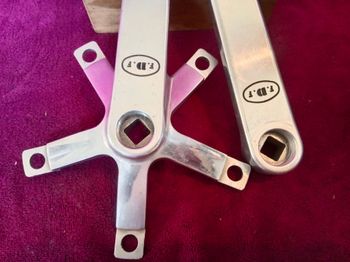 Použité F.D.F. guarnitura 170 mm in alluminio CNC "NOS" bike — obrázek 4 z 9