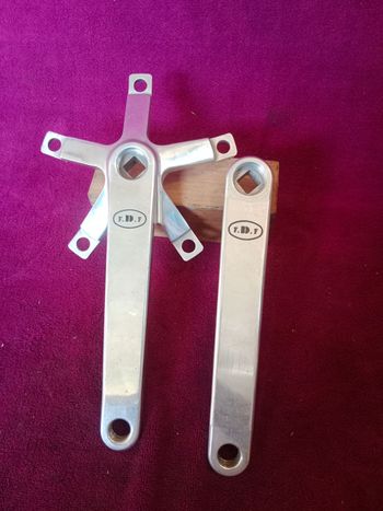 Použité F.D.F. guarnitura 170 mm in alluminio CNC "NOS" bike