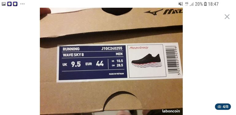 Used Mizuno Wave Sky 8 2025 bike — image 4 of 8