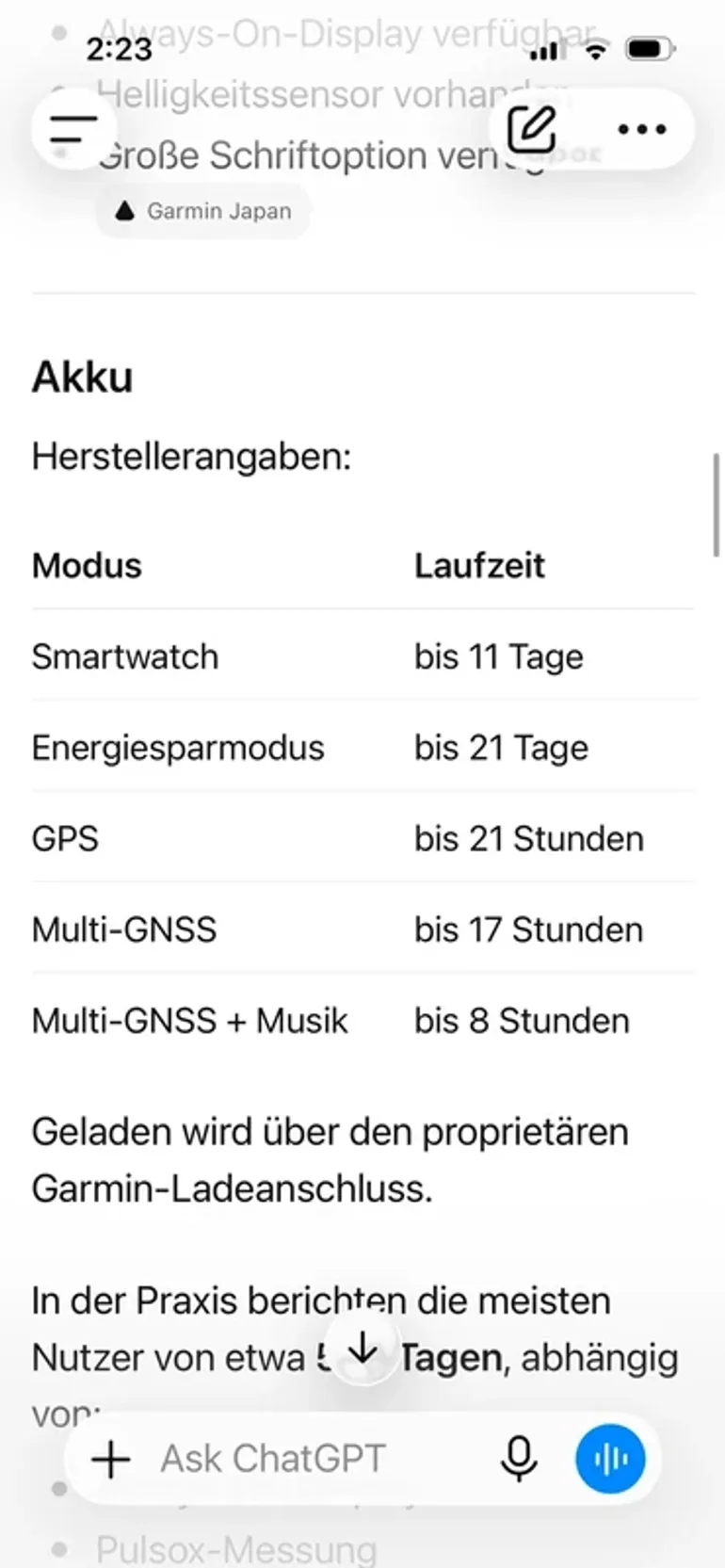 Gebrauchtes Garmin Vivoactive 5 bike — Bild 11 von 11