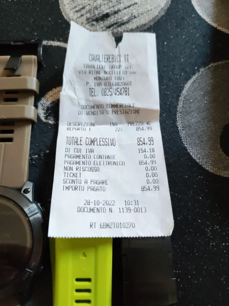 Used Garmin Fenix 7 Sapphire Solar bike — image 10 of 10
