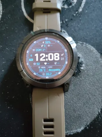 Used Garmin Fenix 7 Sapphire Solar bike — image 2 of 10