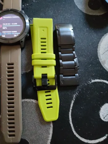 Used Garmin Fenix 7 Sapphire Solar bike — image 9 of 10