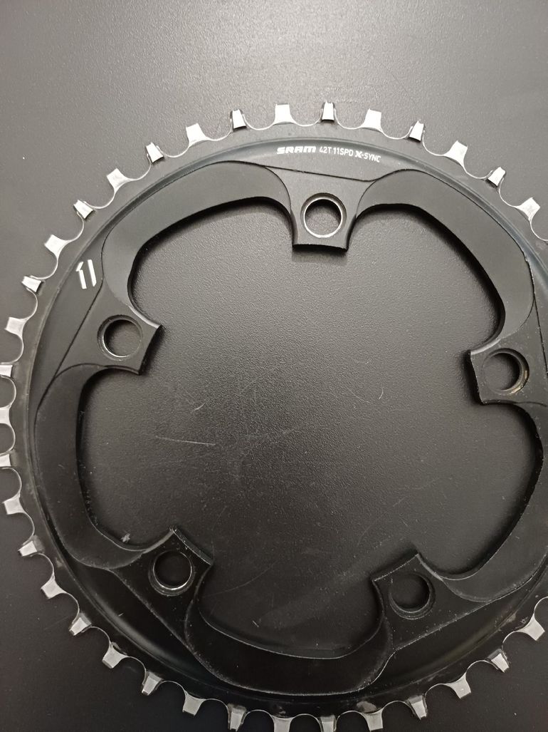 Used Sram Red 11 spd 42t Xsync 110 bcd Crankset 1x bike — image 2 of 4