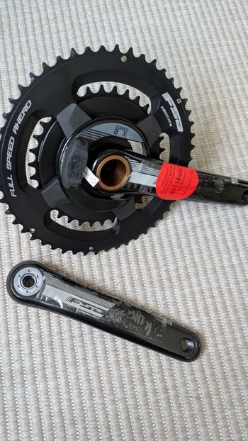 Brugt Fsa Powerbox Alloy Power Meter Crankset 172.5mm 50/34T bike