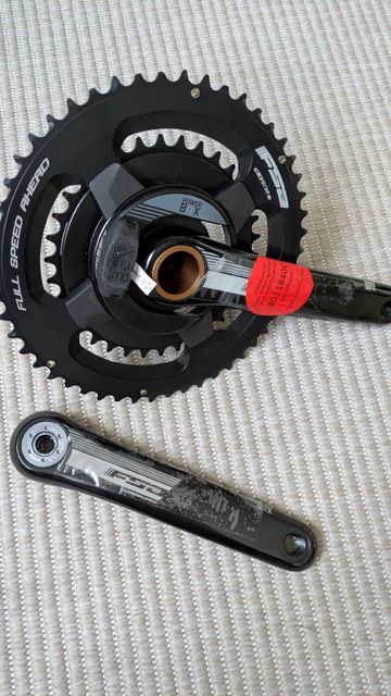 Fsa Powerbox Alloy Power Meter Crankset 172.5mm 50/34T Drivetrain & Pedals d'occasion
