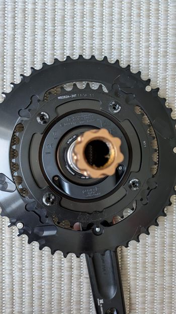 Used Fsa Powerbox Alloy Power Meter Crankset 172.5mm 50/34T bike — image 2 of 7