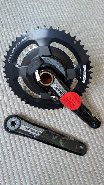 Used Fsa Powerbox Alloy Power Meter Crankset 172.5mm 50/34T bike