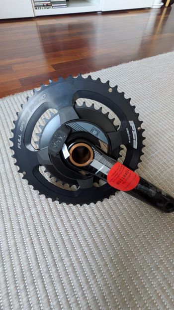 Used Fsa Powerbox Alloy Power Meter Crankset 170mm 50/34T bike