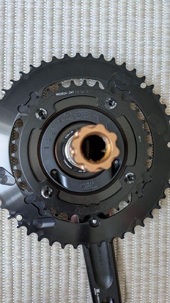 Used Fsa Powerbox Alloy Power Meter Crankset 170mm 50/34T bike — image 5 of 5