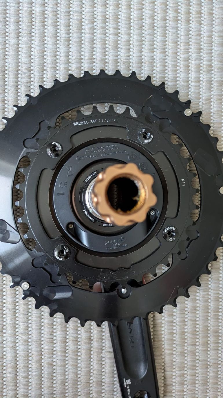 Used Fsa Powerbox Alloy Power Meter Crankset 170mm 50/34T bike — image 5 of 5