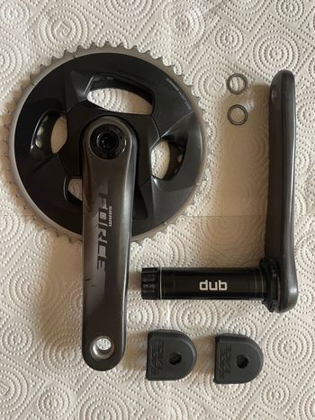 Brugt Sram Force AXS Crankset 46/33 170mm 2024 bike