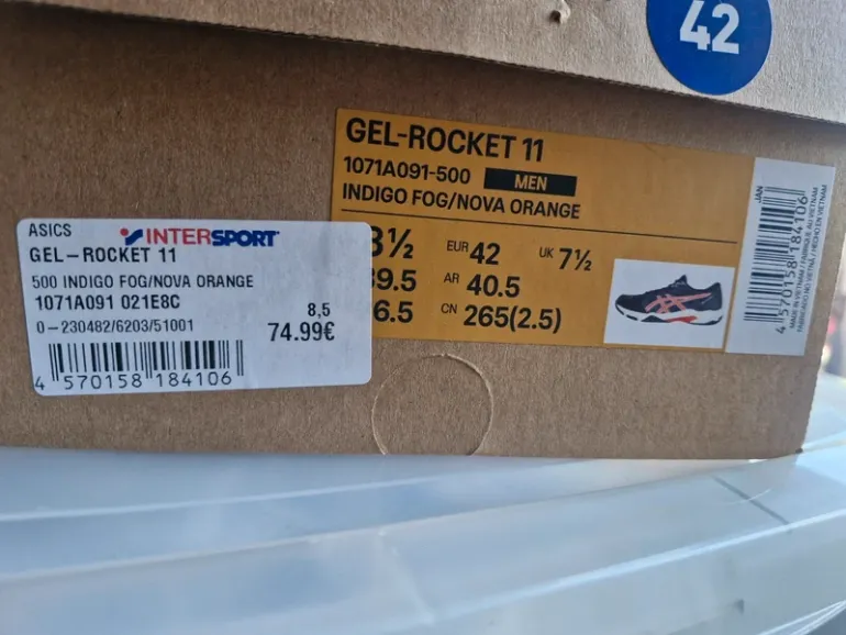 Używany Asics Gel Rocket 11 bike — zdjęcie 7 z 9
