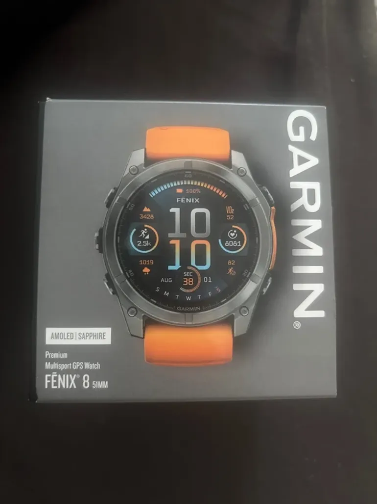 Brugt Garmin Fenix 8 51mm Sapphire bike — billede 1 af 2