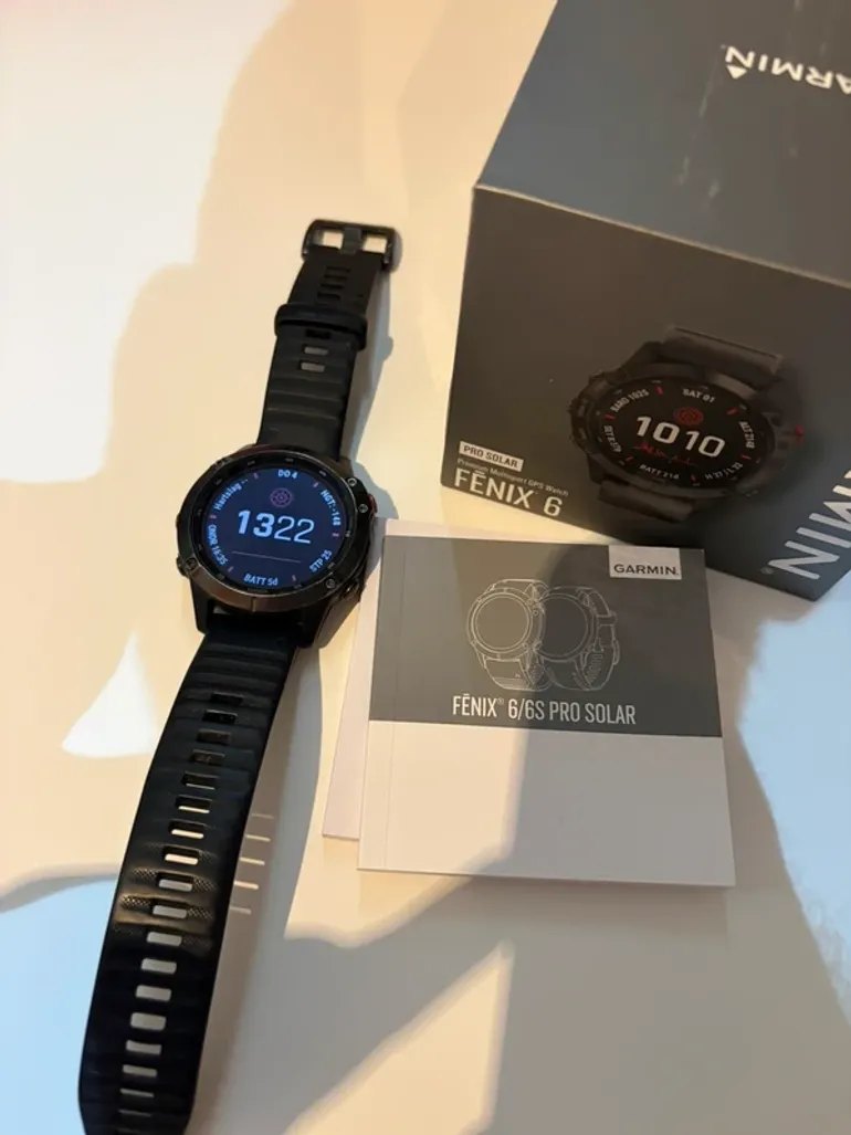 Brugt Garmin Fenix Pro Solar 47mm bike — billede 1 af 5