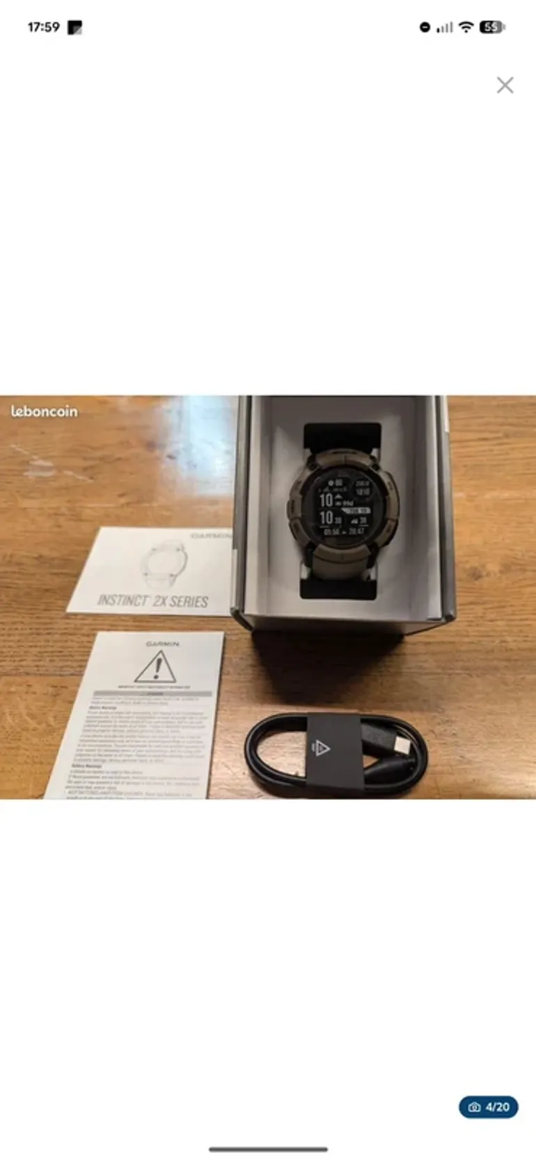 Used Garmin Instinct 2x Solar Tactical Edition bike — image 3 of 15
