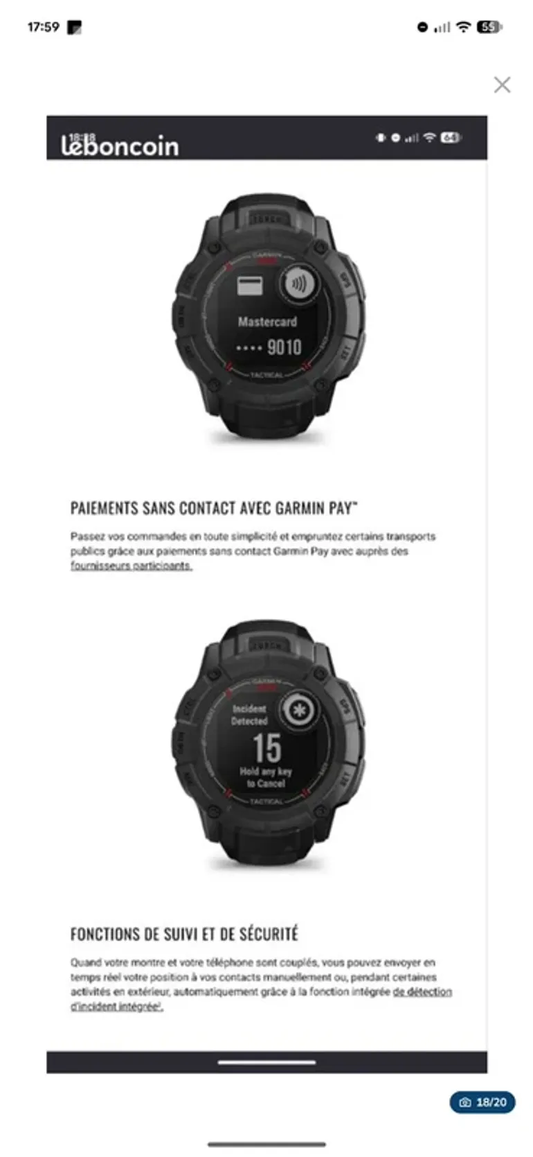 Used Garmin Instinct 2x Solar Tactical Edition bike — image 15 of 15