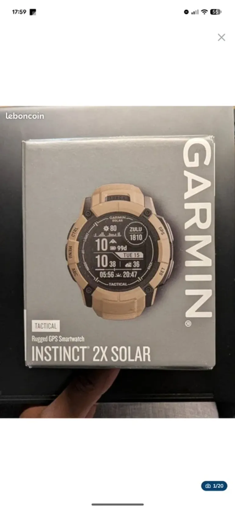 Used Garmin Instinct 2x Solar Tactical Edition bike — image 4 of 15
