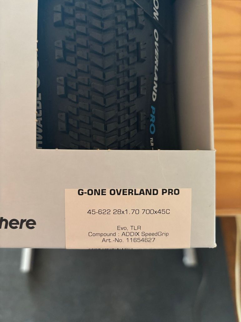 Použité Schwalbe G-One Overland DD 45-622 2026 bike — obrázek 2 z 2