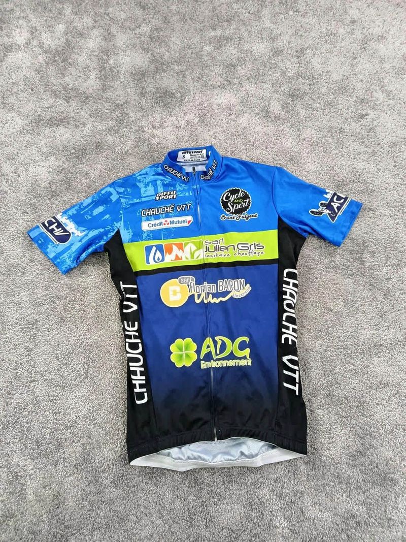 Used Diffu sport maillot velo homme taille S - 17 6114 cyclisme route respirant vtt Cycling Clothing
