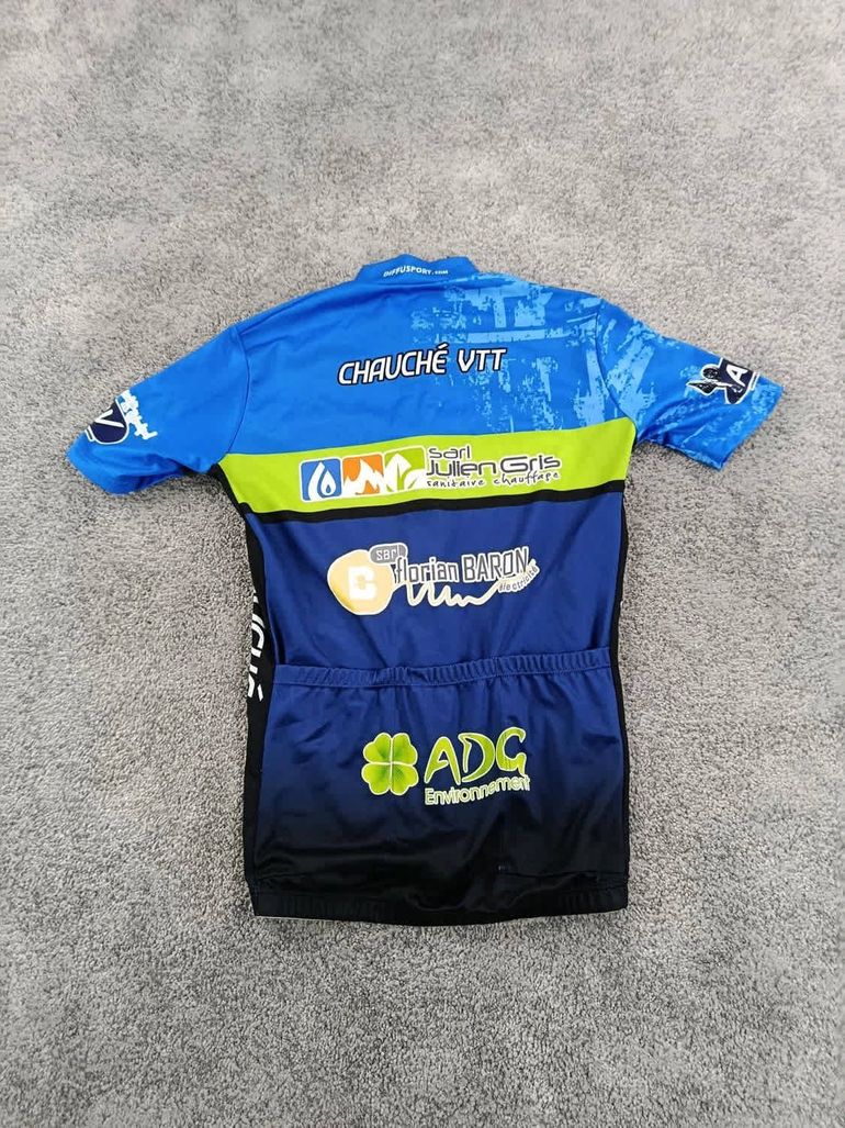 Used Diffu sport maillot velo homme taille S - 17 6114 cyclisme route respirant vtt bike — image 5 of 6
