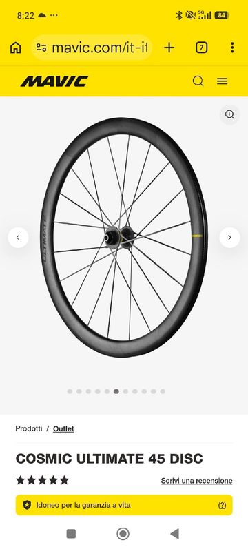 Brugt Mavic Cosmic Ultimate 45 Disc 2025 bike — billede 3 af 4