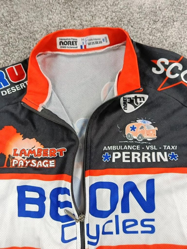 Used noret maillot velo homme taille M - 17 6113 cyclisme route respirant bike — image 4 of 6