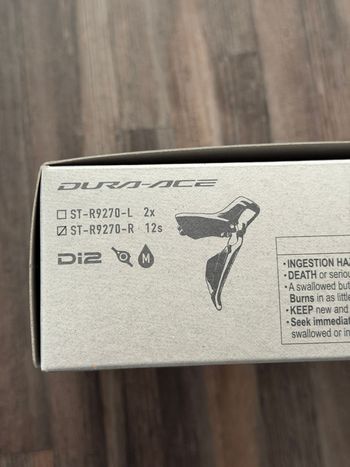 Used Shimano Dura Ace ST-R9270 2x12-speed Hydraulic Disc Lever Right 2026 bike — image 2 of 5