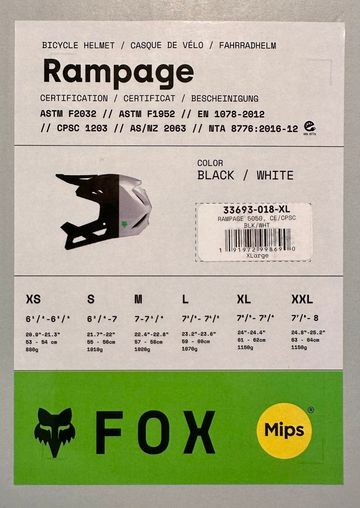 Used Fox Rampage Helmet 2025 bike — image 17 of 18