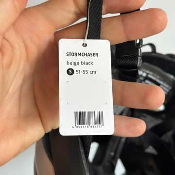 Tweedehands ABUS StormChaser Beige Black Helmet bike — afbeelding 10 van 11