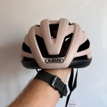 Tweedehands ABUS StormChaser Beige Black Helmet bike — afbeelding 5 van 11