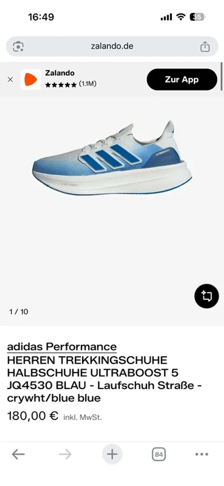 Used Adidas Ultraboost 5 bike — image 2 of 2