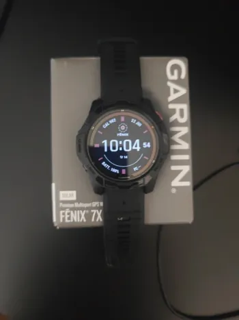 Used Garmin Fenix 7X Solar Pro bike