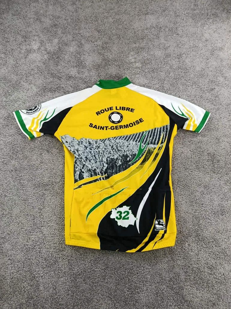 Used Giordana maillot velo homme taille xxl -20 6233 cyclisme route respirant bike — image 9 of 10