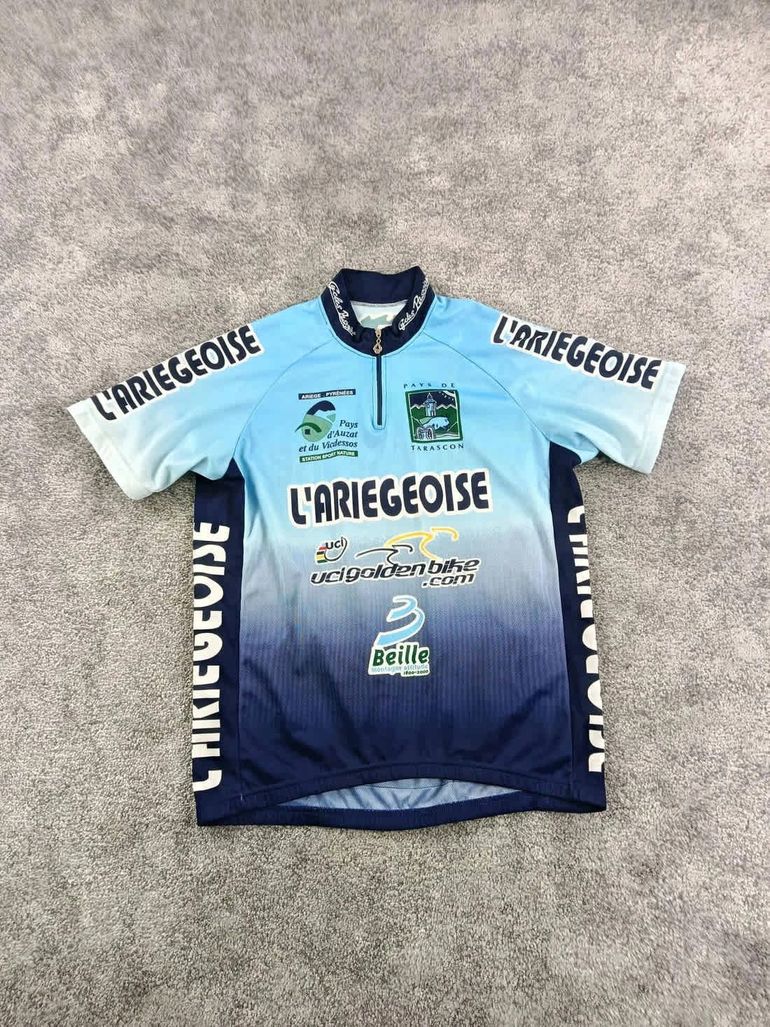 Used Tactic maillot velo homme taille xl -20 6209 cyclisme route respirant Ariègeoise bike — image 1 of 7