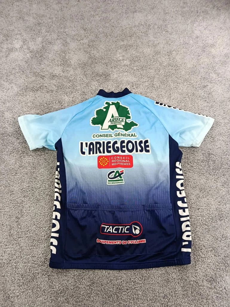 Used Tactic maillot velo homme taille xl -20 6209 cyclisme route respirant Ariègeoise bike — image 5 of 7
