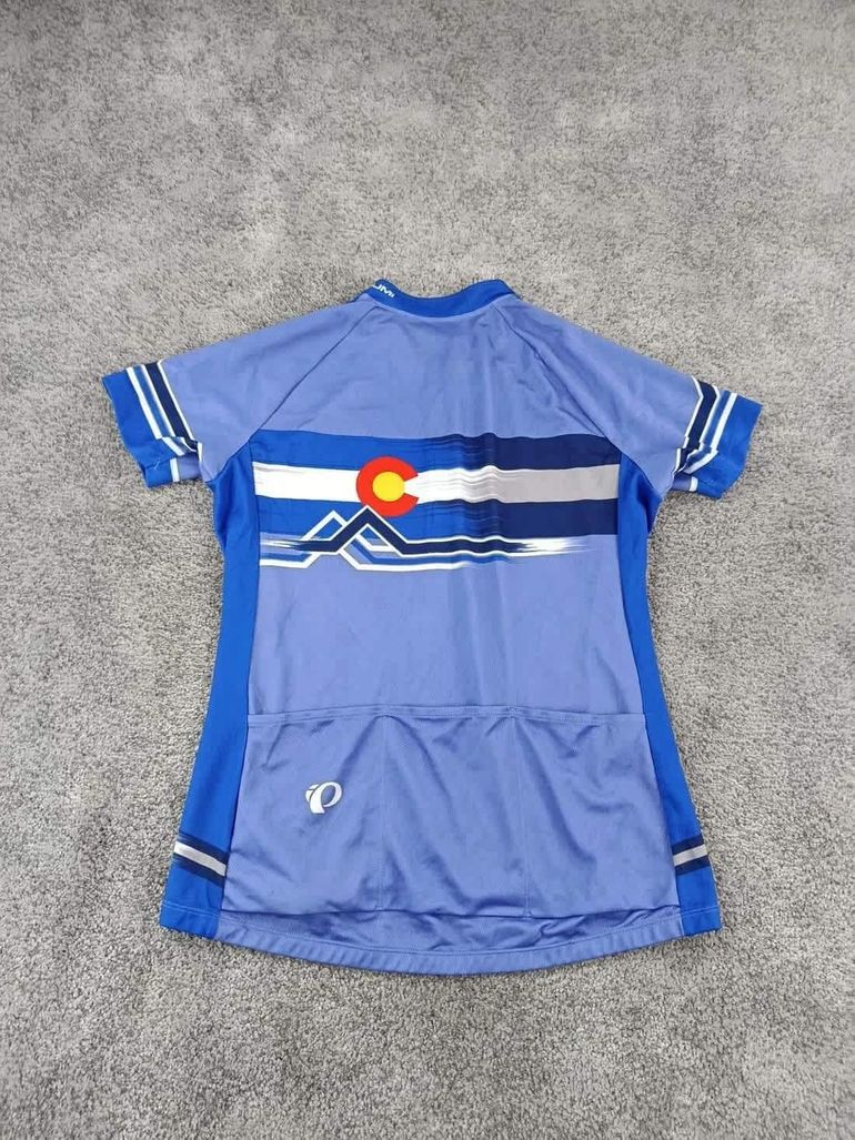 Used sans pearl izumi maillot velo femme taille xl -13 7676 cyclisme route respirant Colorado bike — image 6 of 8